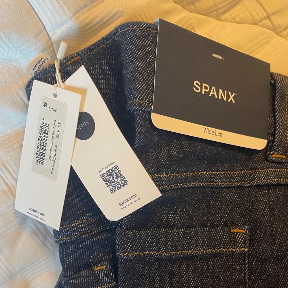 SPANX Dark Blue Flare Petite Size L